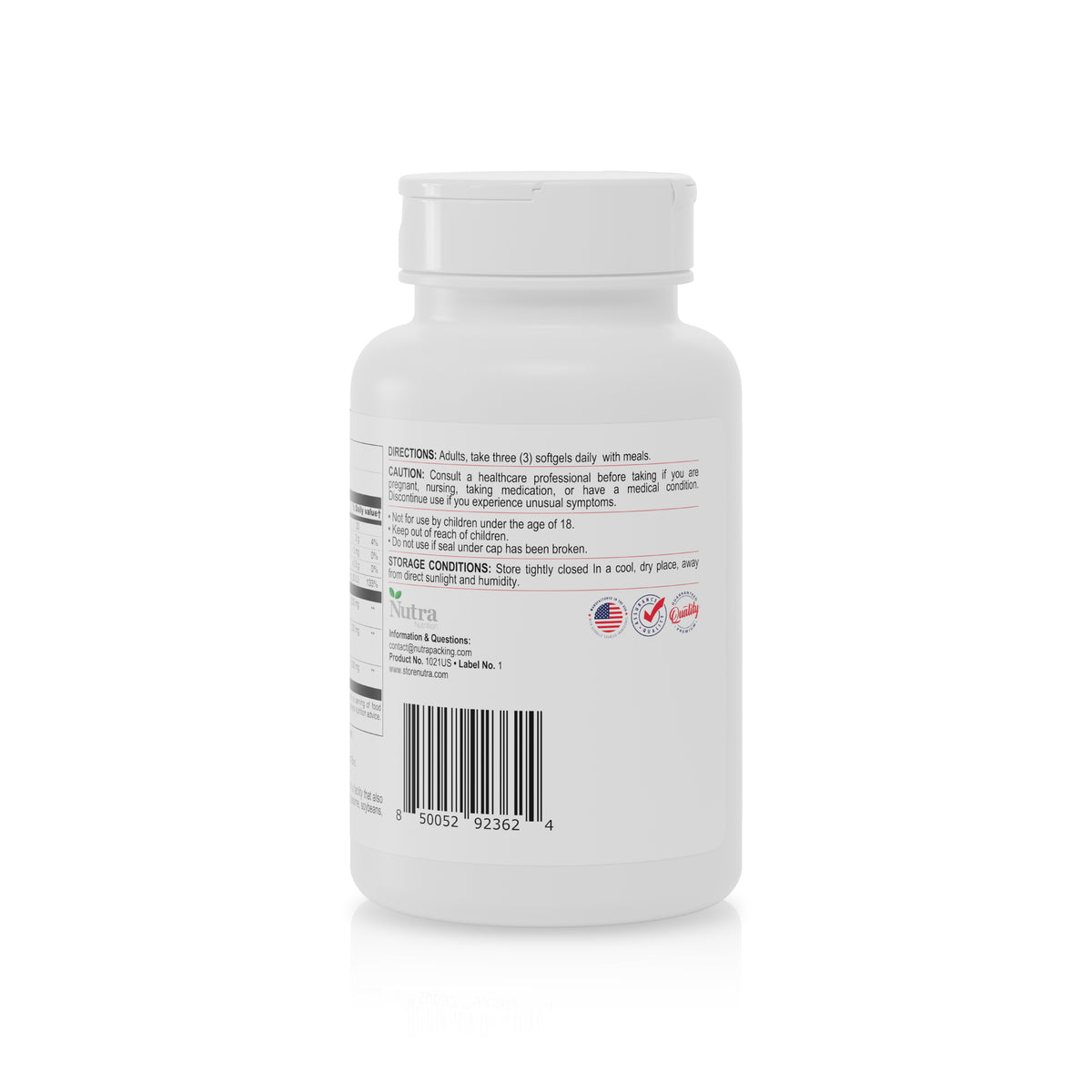 Triple Omega 3-6-9 with Fish Oil, Borage Oil & Flaxseed Oil – 60 Softgels - Benfit