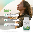 Organic Spirulina Superfood Support – 1200 mg Formula (90 Softgels) - Benfit