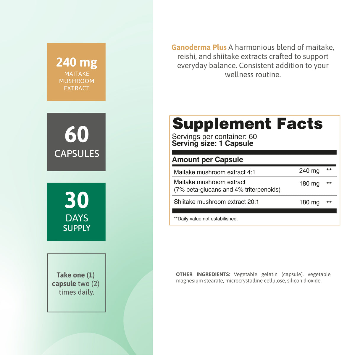 Ganoderma Plus Mushroom Extract - Benfit