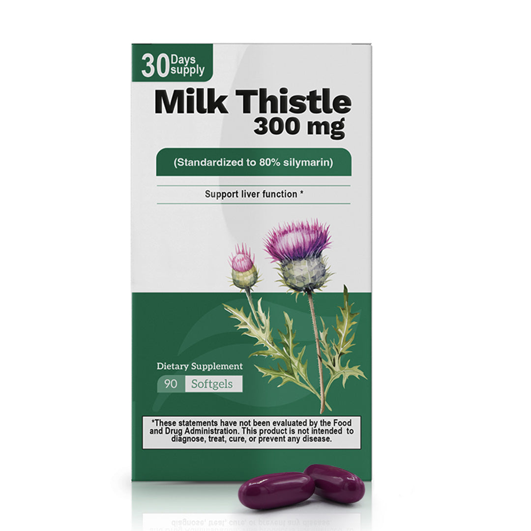 Milk Thistle Extract 300 mg – Daily Liver & Wellness Support - Benfit