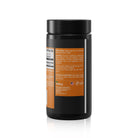 Back label of creatine monohydrate capsules showing directions for use, storage instructions, quality seals, and Made in USA manufacturing.