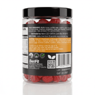 Creatine monohydrate gummies with 3,000 mg per serving, featuring L-theanine, L-tyrosine, Vitamin B12, and Huperzine A in a sugar-free berry flavored formula.