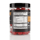 Back view of Benfit Creatine Monohydrate Gummies showing Supplement Facts, directions for use, and nutritional information.