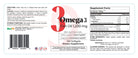 Omega-3 fish oil 1200 mg supplement with 216 mg EPA and 144 mg DHA per softgel, 100 softgels, with Supplement Facts and directions.