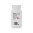 B-Complex with B12 supplement bottle back label with directions, caution information and barcode