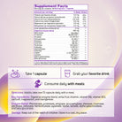 DigestMax digestive enzyme supplement facts panel showing serving directions, enzyme blend, key ingredients, and storage instructions.