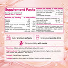 Supplement facts and serving directions for the 3 Beauty softgels included in the BenFit Ganoderma + Collagen Immune & Beauty Wellness Duo.