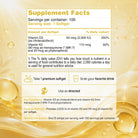 Nutrition facts and daily serving directions for Duovit Vitamin D3 + K2 softgels included in the BenFit Hair Root Revitalizing Bundle.