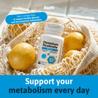 BenFit Chromium Picolinate 500 mcg supplement in a lifestyle setting, formulated to support healthy glucose and macronutrient metabolism.