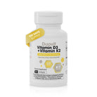 Duovit Vitamin D3 and Vitamin K2 supplement bottle with 100 softgels.
