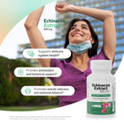Echinacea Extract 800 mg lifestyle image highlighting immune system support, botanical support and overall wellness.