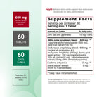 HelpSX supplement facts panel with nitric oxide proprietary blend, endurance blend, caffeine and black pepper extract
