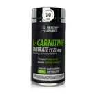 L-Carnitine Tartrate 1173 mg supplement bottle with 60 tablets and 30 day supply
