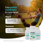 MagX3 and Potassium Citrate bundle promoting a perfect combination to move better and support muscle function.