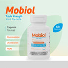 Mobiol triple strength joint formula with glucosamine, chondroitin and MSM in 60 capsules