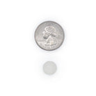 Selenium 200 mcg tablet size comparison with a quarter coin