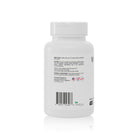 Vitamin C 1000 mg supplement bottle back label with directions, caution information and barcode