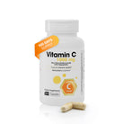 Vitamin C 1000 mg supplement bottle with citrus bioflavonoids and 100 capsules