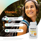 Vitamin C with Zinc and Rose Hips supplement for immune support and antioxidant protection