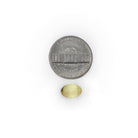 Small Vitamin D3 2000 IU softgel shown next to a coin for size comparison.