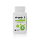 Vitamin E 1000 IU supplement bottle with 100 softgels on a white background.
